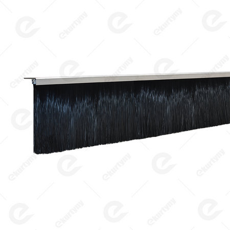 Uszczelka szczotkowa kątowa aluminiowa  USZ/ALU-F8-120 -1000 mm