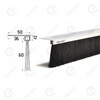 Uszczelka szczotkowa kątowa aluminiowa USZ/ALU-F8-60 -1000 mm