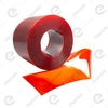 Folia czerwona przezroczysta do kurtyn PCV (EXTRUFLEX) Ref.141 300x3 (0°C) - 1 mb