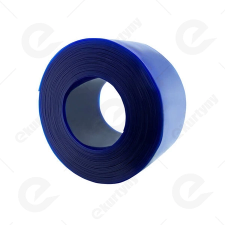 Rolka folii niebieska przezroczysta do kurtyn PCV (EXTRUFLEX) Ref.135 200x2 (0°C) - 50 m