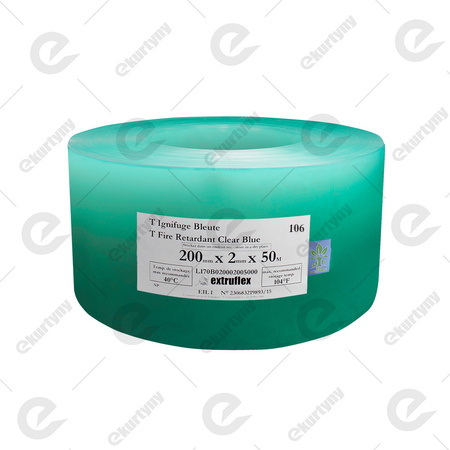 Rolka folii superpolar do kurtyn PCV (EXTRUFLEX) Ref.106 200x2 (-60°C) - 50 m