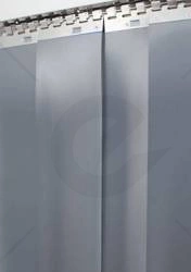 Konfigurator kurtyn paskowych z folii Szarej nieprzezroczystej