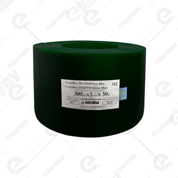 Rolka folii spawalnicza zielona matowa do kurtyn PCV (EXTRUFLEX) Ref.312 300x2 (0°C) - 50 m