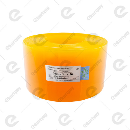 Rolka folii antyinsektowa do kurtyn PCV (EXTRUFLEX) Ref.127 300x3 (0°C) - 50 m