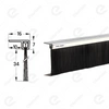Uszczelka szczotkowa kątowa aluminiowa USZ/ALU-F3-34 -1000 mm