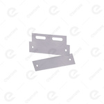 Płytka montażowa nierdzewna INOX (1.4016 / AISI 430) do kurtyn paskowych - 100 mm