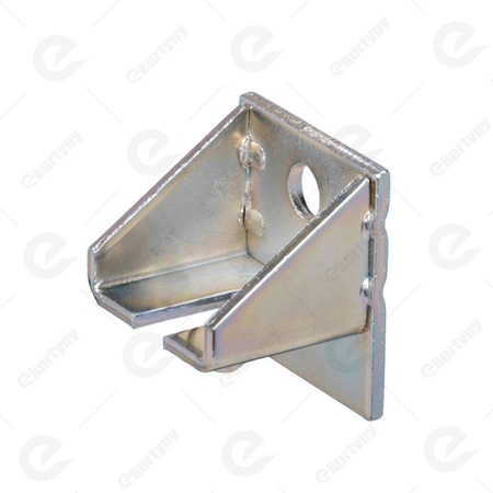 Uchwyt ścienny regulowany krótki do szyny 40x35 mm typ 23-24.B05 ocynk NIKO