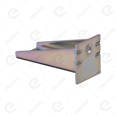 Uchwyt ścienny regulowany długi do szyny 40x35 mm typ 23-24.B06 ocynk NIKO