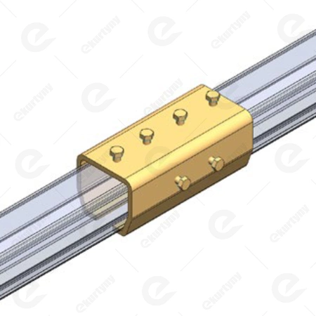 Łącznik (mufa) do szyny 40x35mm Typ 23.B49 ocynk NIKO