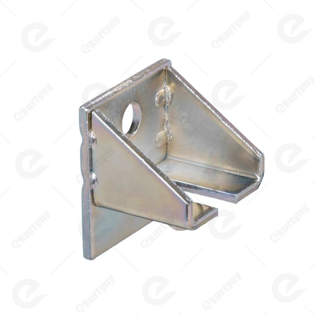 Uchwyt ścienny regulowany krótki do szyny 40x35 mm typ 23-24.B05 ocynk NIKO
