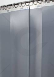 Konfigurator kurtyn paskowych z folii Szarej nieprzezroczystej
