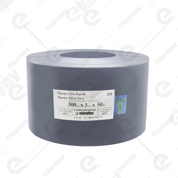 Rolka folii szara nieprzezroczysta do kurtyn PCV (EXTRUFLEX) Ref.150 300x3 (0°C) - 50 m