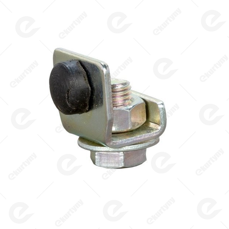 Stoper końcowy do szyny 30x28mm typ 21.X04 ocynk NIKO