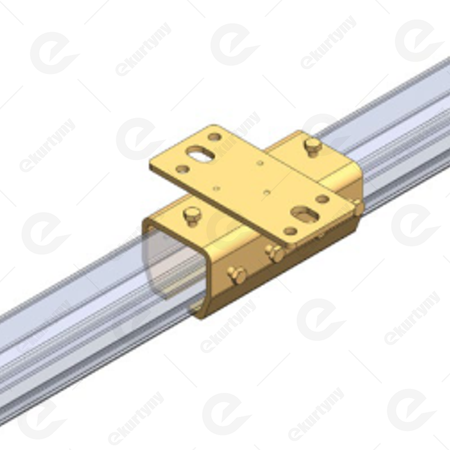 Łącznik (mufa) sufitowy do szyny 30x28mm Typ 21.B30 ocynk NIKO