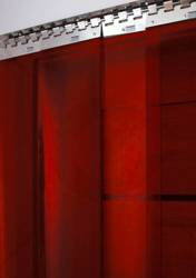 Konfigurator kurtyn paskowych z folii Spawalniczej czerwonej przezroczystej