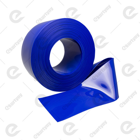 Folia niebieska nieprzezroczysta do kurtyn PCV (EXTRUFLEX) Ref.154 200x2 (0°C) - 1 mb