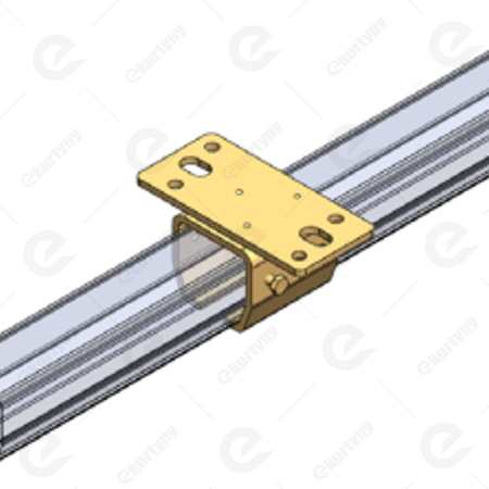 Uchwyt sufitowy do szyny 30x28mm typ 21.B02 ocynk NIKO